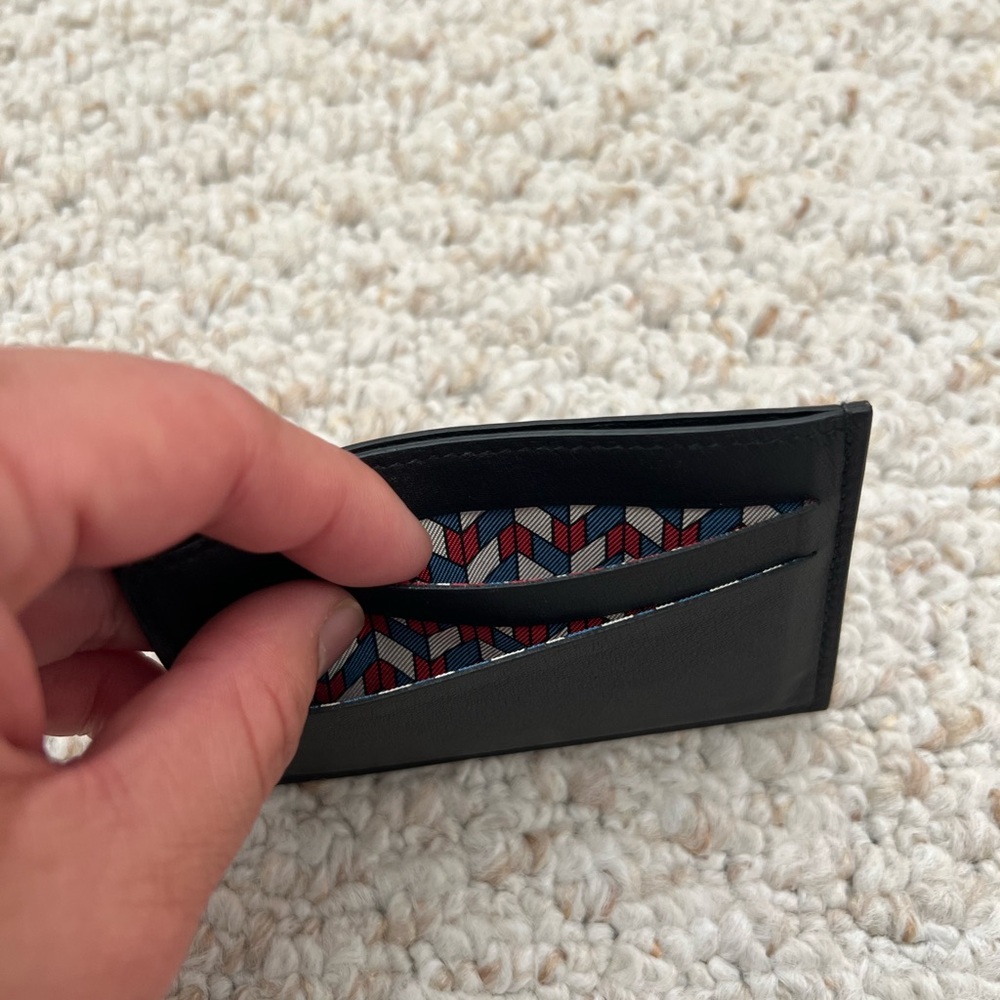 Hermes Black Leather Card Holder - Picture 3 of 8